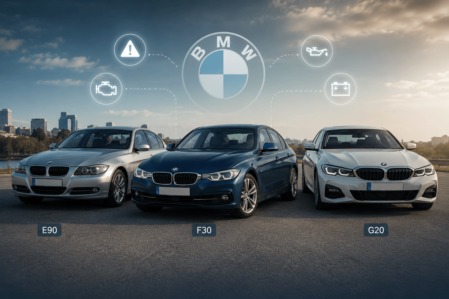 BMW 3-serie vanliga fel: E90, F30 och G20 (2026)
